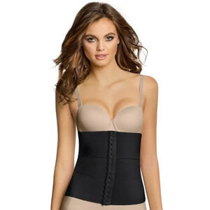 Leonisa Women Black Tummy-Control Invisible Faja Waist Cincher E15792 Si…